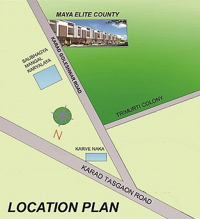 Location plan for Maya Elite County